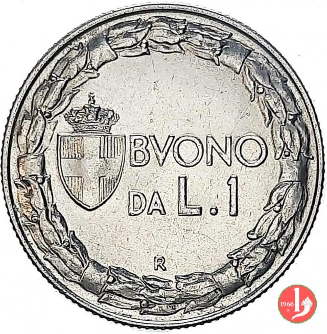 Buono da 1 lira 1922 (Roma)