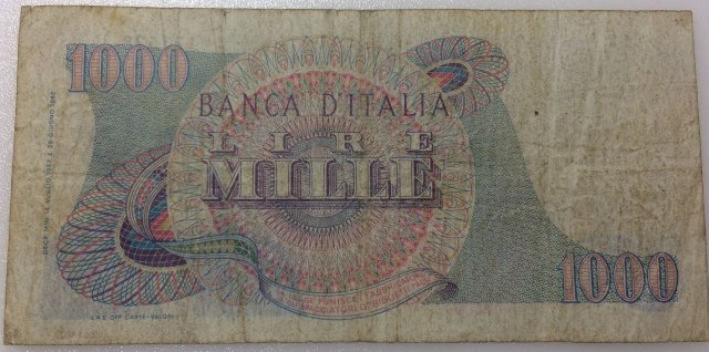 1.000 lire Giuseppe Verdi - Primo tipo 1962