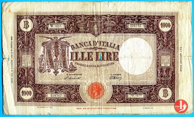 1.000 lire Barbetti 1946