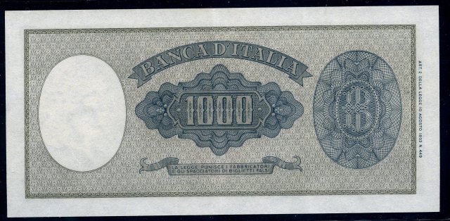 1.000 lire Busto d'Italia 1959