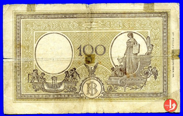 100 Lire Barbetti "Grande B" 1943