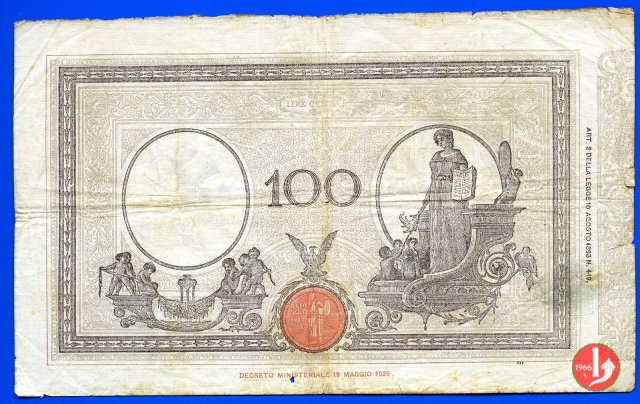 100 Lire Barbetti "Matrice" 1929