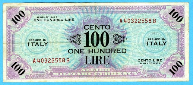 100 Lire 1944