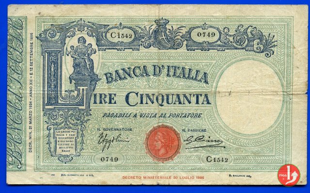 50 Lire Barbetti "Fascio" 1943