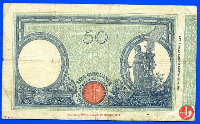 50 Lire Barbetti "Fascio" 1943