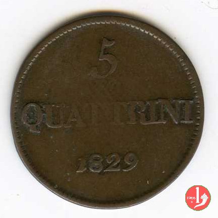 5 quattrini 1829 (Firenze)