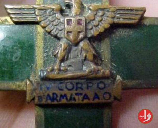 Croce IV Corpo d'Armata - Africa Orientale -C- 1937