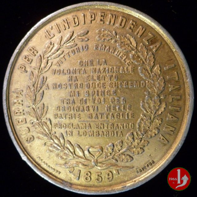 Giuseppe Garibaldi - Indipendenza Italiana -Sa15 1859