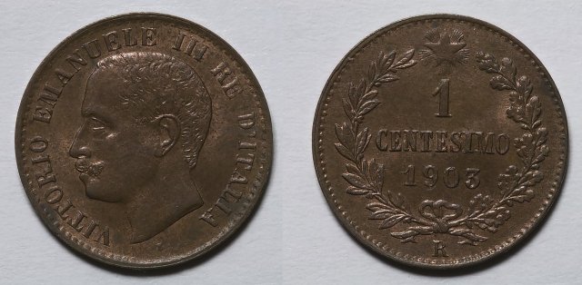 1 centesimo valore 1903 (Roma)