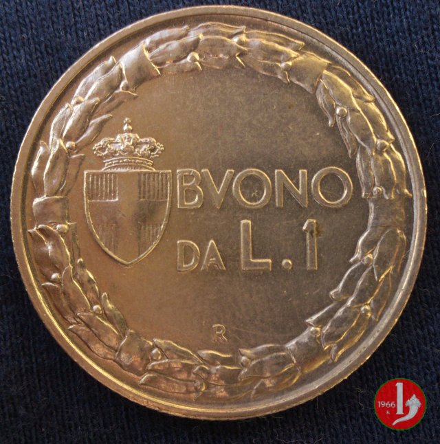 Buono da 1 lira 1926 (Roma)