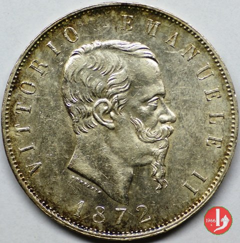 5 lire o scudo 1872 (Milano)