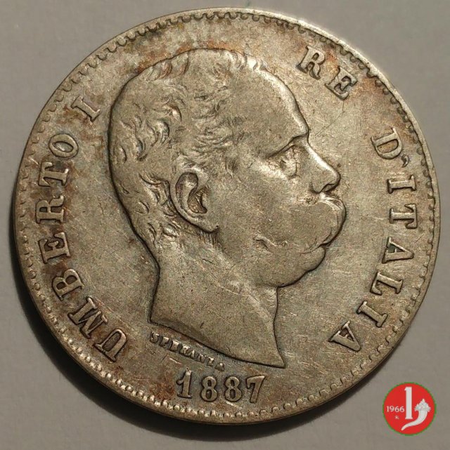 1 lira 1887 (Milano)