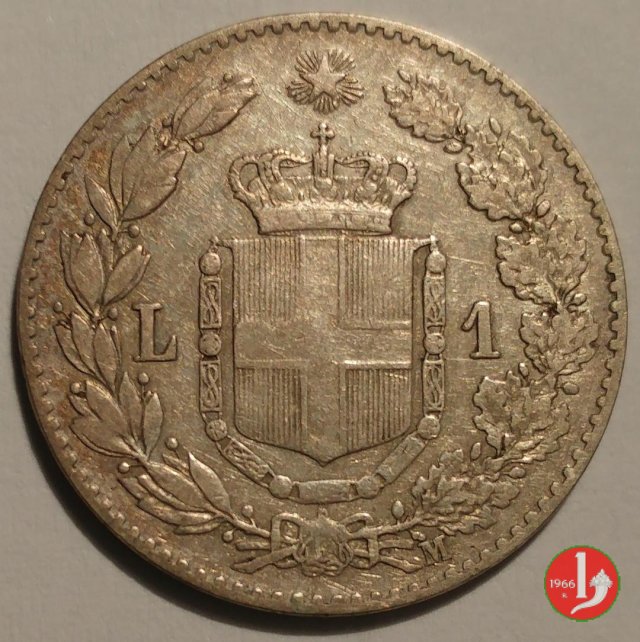 1 lira 1887 (Milano)