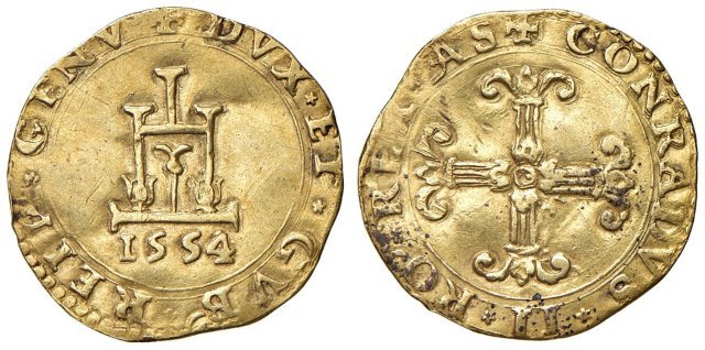 Scudo d'oro 1554 (Genova)