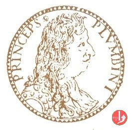 testone s.d. 1° tipo 1665-1699 (Piombino)