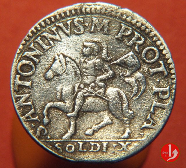 10 soldi o mezza lira 1673-1677 (Piacenza)