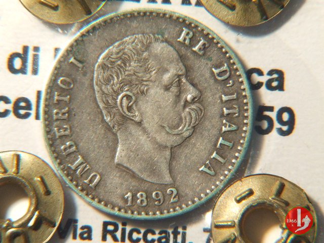 50 centesimi 1892 (Roma)