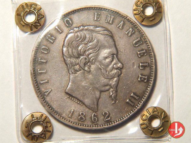 5 lire o scudo 1862 (Napoli)