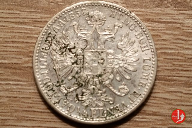 1/4 di Fiorino 1858 (Venezia)