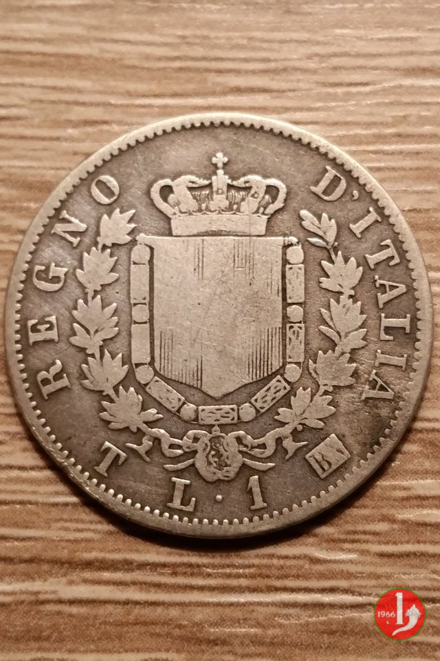 1 lira stemma 1867 (Torino)