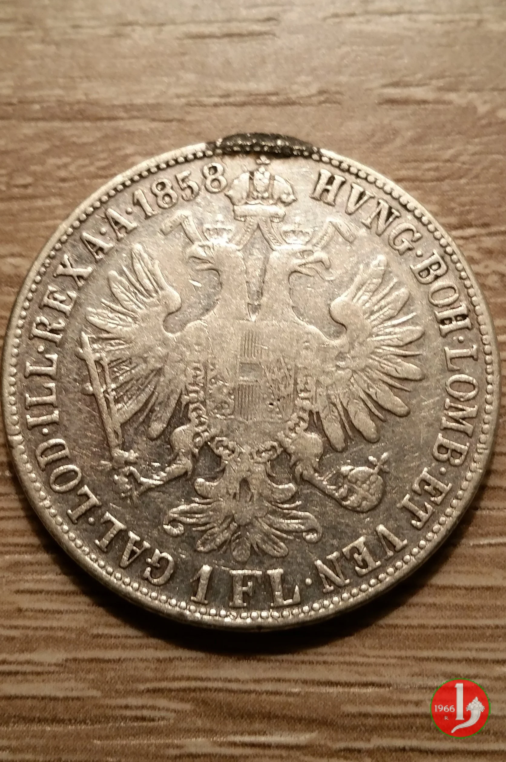 Fiorino (1&deg; tipo) 1858 (Milano)