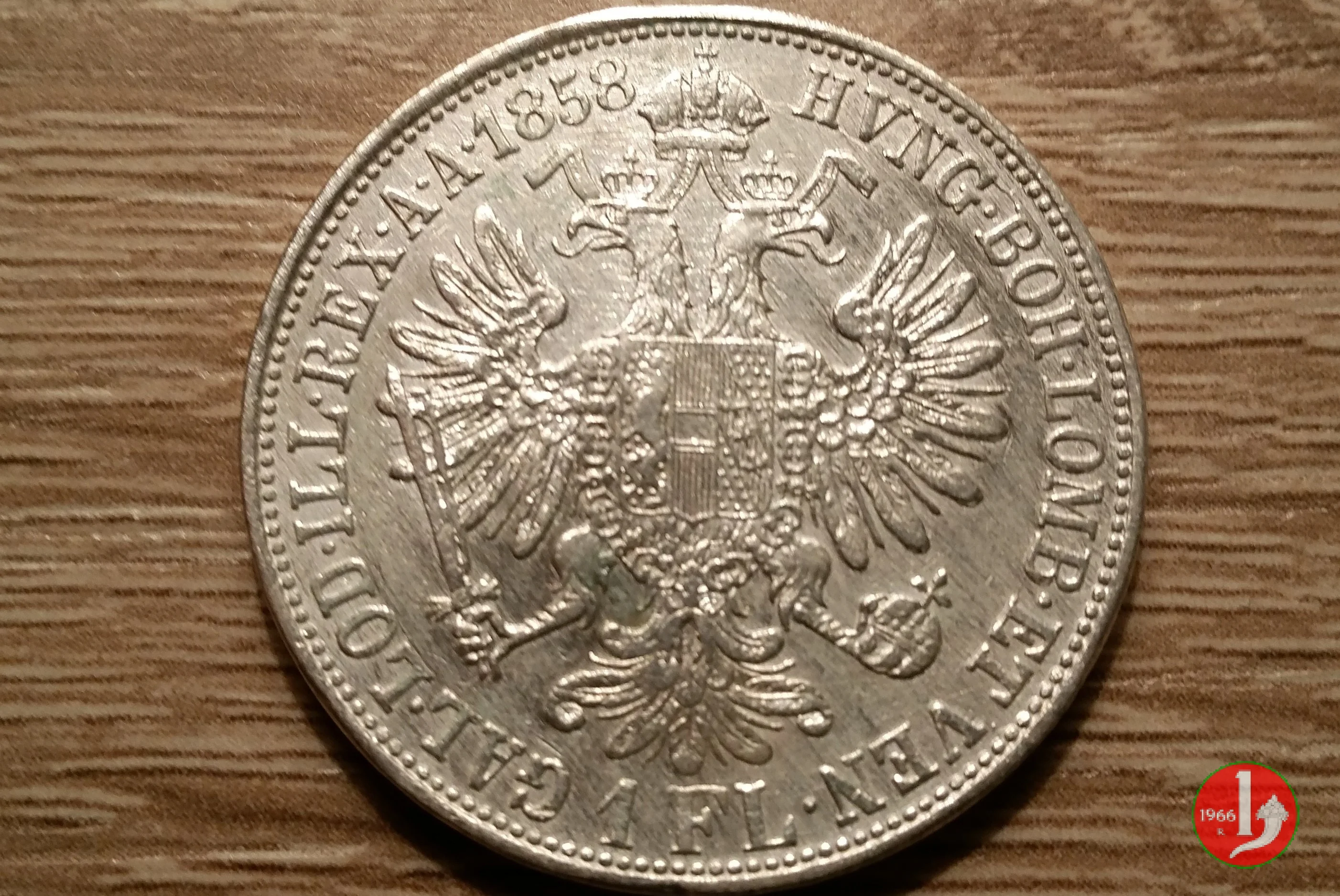 Fiorino (1&deg; tipo) 1858 (Milano)