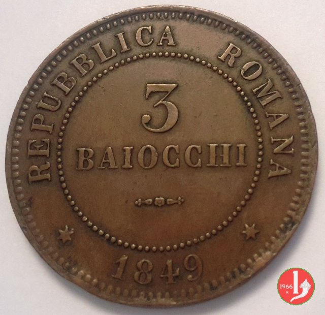 3 Baiocchi 1849 (Bologna)