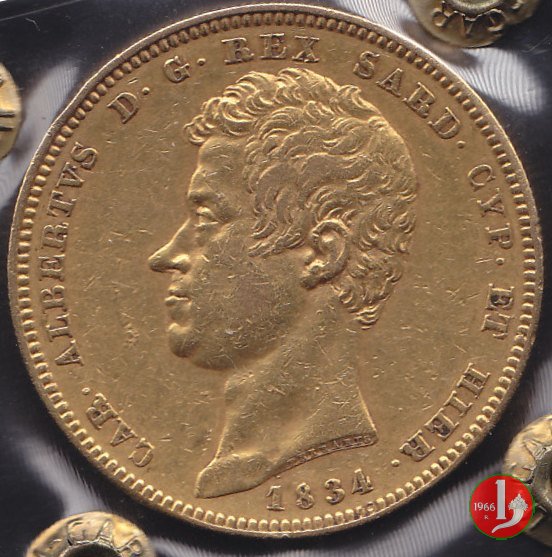 100 lire 1834 (Genova)