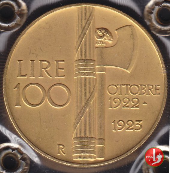 100 lire fascio 1923 (Roma)