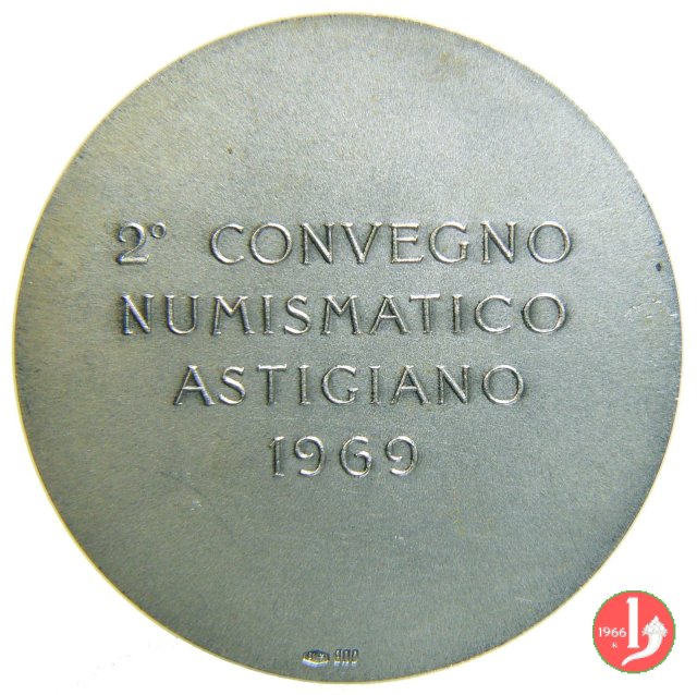 2° Convegno Numismatico Astigiano 1969 1969