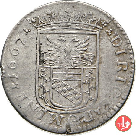 7 bolognini 1667 (Massa di Lunigiana)