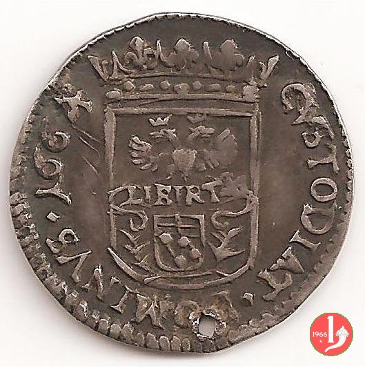 8 bolognini 1664 (Massa di Lunigiana)