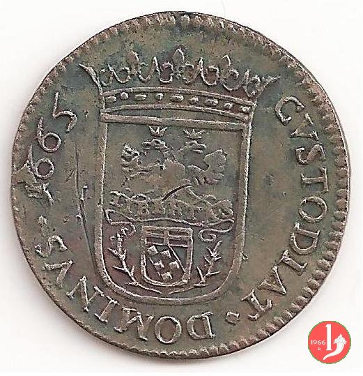 8 bolognini 1665 (Massa di Lunigiana)