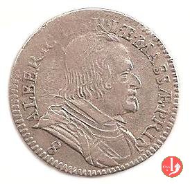 8 bolognini (capelli corti e stemma) 1663 (Massa di Lunigiana)