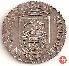 8 bolognini (capelli corti e stemma) 1663 (Massa di Lunigiana)