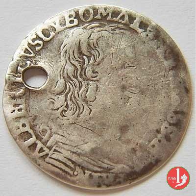 8 bolognini (capelli lunghi e stemma) 1662 (Massa di Lunigiana)