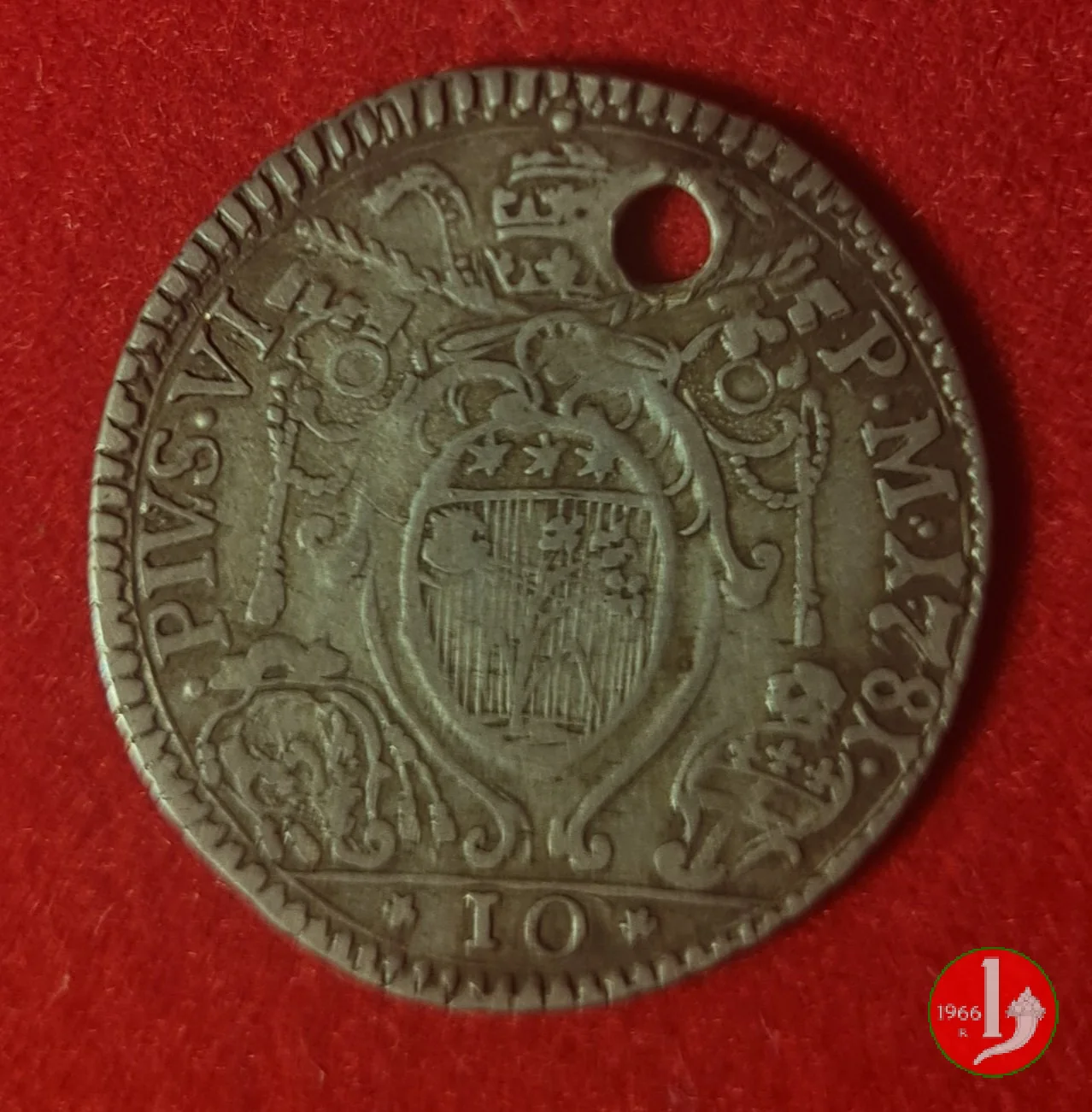 mezza lira 1781 (Bologna)