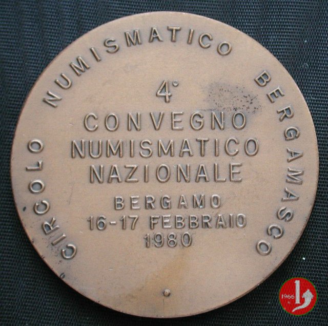 CN 4° Convegno Numismatico Bergamo 1980 1980