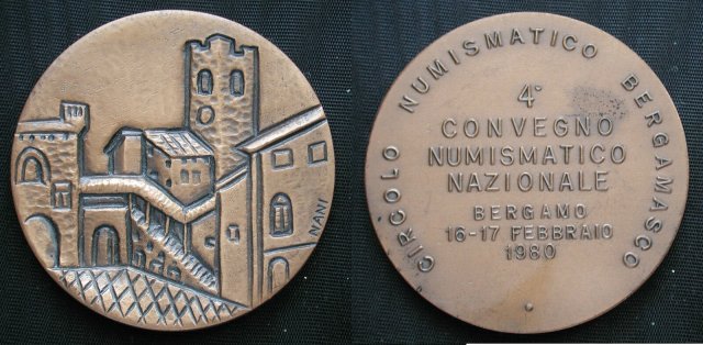 CN 4° Convegno Numismatico Bergamo 1980 1980