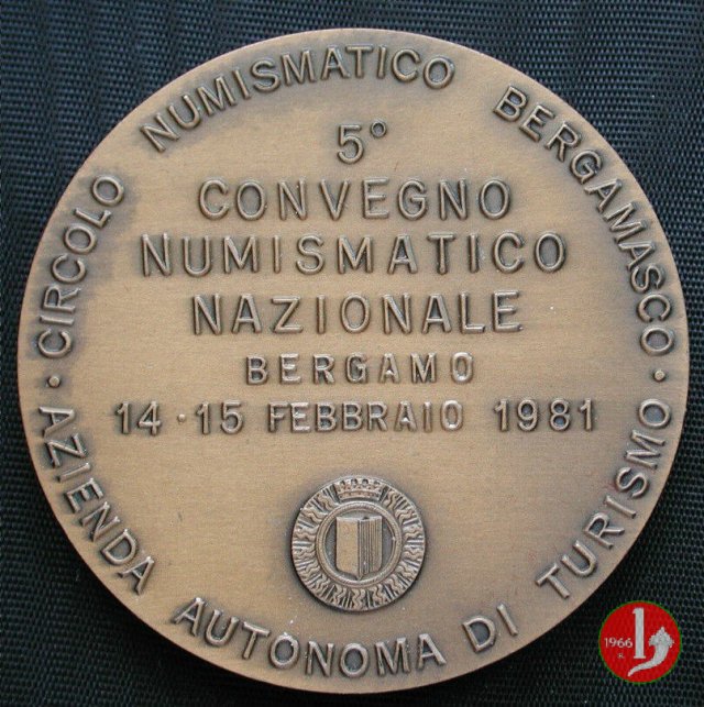 CN 5° Convegno Numismatico Bergamo 1981 1981