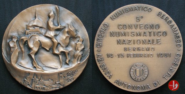 CN 5° Convegno Numismatico Bergamo 1981 1981