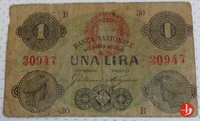 1 Lira 1873