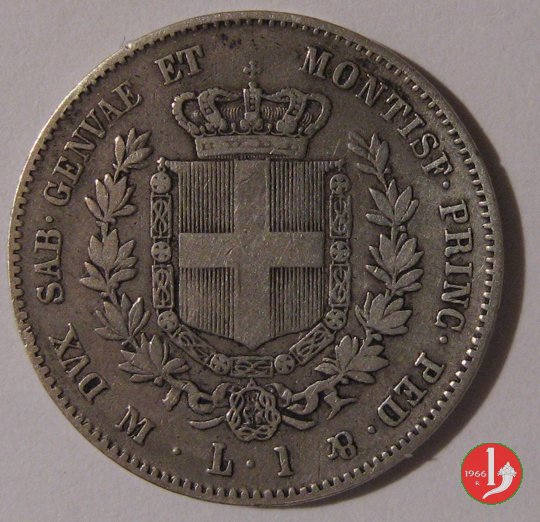 1 lira 1859 (Milano)