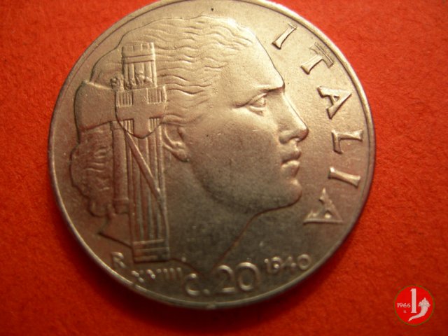 20 centesimi impero 1940 (Roma)