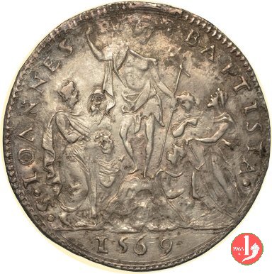 1/2 piastra d'argento 1569 (Firenze)