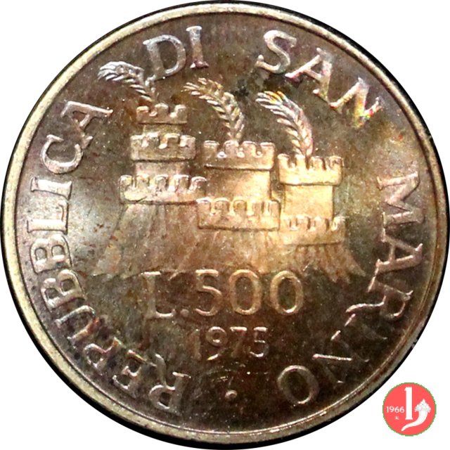 500 Lire 1975 "Scalpellino" 1975 (Roma)