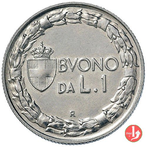 Buono da 1 lira 1931 (Roma)