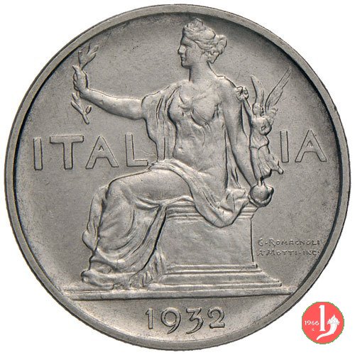 Buono da 1 lira 1932 (Roma)