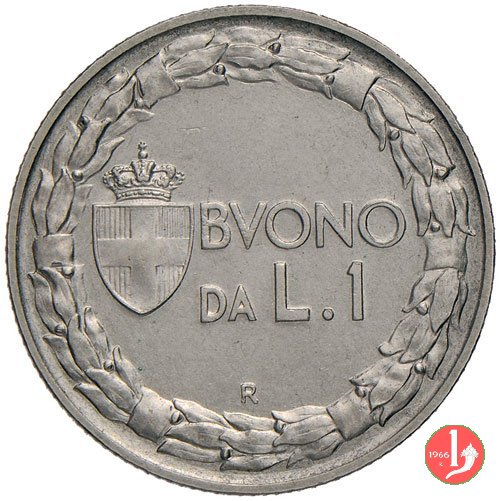 Buono da 1 lira 1932 (Roma)