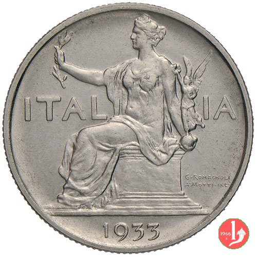 Buono da 1 lira 1933 (Roma)